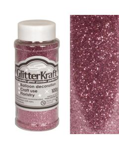 100g Light Pink Fine Glitter Oaktree