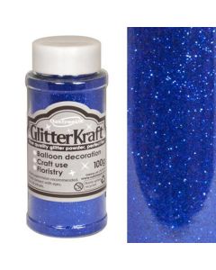 100g Blue Fine Glitter Oaktree