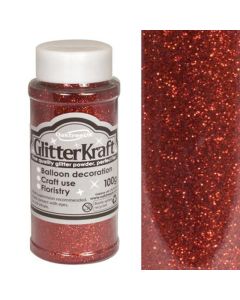 KRAFT FINE GLITTER 100G BOTTLE RED NO.16 - 025216/1