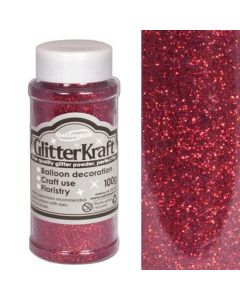 100g Burgundy Fine Glitter Oaktree