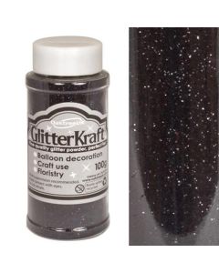 KRAFT FINE GLITTER 100G BOTTLE BLACK QUARTZ NO.39 - 025254/1