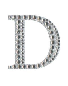 50mm Letter D Diamante Sticker Oaktree