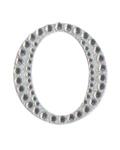 50mm Letter O Diamante Sticker Oaktree