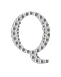 50mm Letter Q Diamante Sticker Oaktree