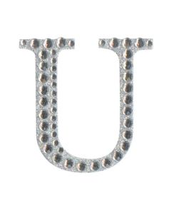 50mm Letter U Diamante Sticker Oaktree