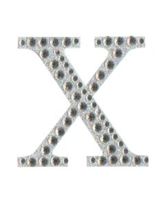 50mm Letter X Diamante Sticker Oaktree