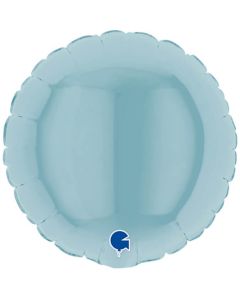 4" PASTEL BLUE ROUND Unpackaged - 04121PB