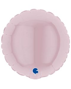 4" Pastel Pink Round Air-Fill Foil Balloon Unpackaged Grabo