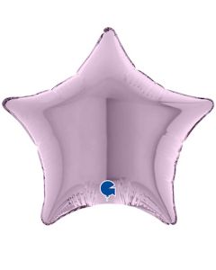 4" Lilac Star Air-Fill Foil Balloon Unpackaged Grabo