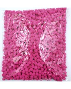 Fushia 10mm Pompoms Bag of 2000