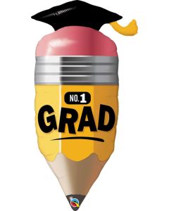 Graduation Pencil 41" Foil Balloon by Qualatex