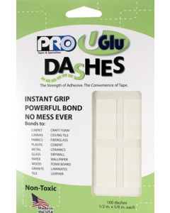 UGLU DASH SHEET 1/2 X 5/8" (160 DASHES) - UGLU600
