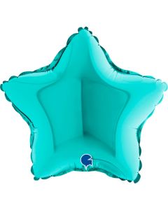 9" Tiffany Star Air-Fill Foil Balloon Unpackaged Grabo