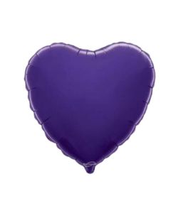 Purple Heart 18" Foil Balloon Unpackaged Oaktree