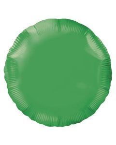 18" FOIL GREEN ROUND PACKAGED - 10002RP/1