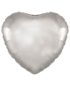 18" FOIL SILVER HEART PACKAGED - 10006HP/1