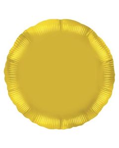 18" FOIL GOLD ROUND PACKAGED - 10008RP/1