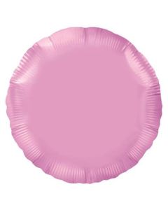 18" FOIL PINK ROUND PACKAGED - 10009RP/1