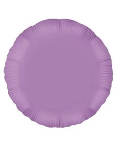 18" Pastel Lavender Round Foil Balloon Oaktree