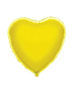 18" YELLOW HEART (UNPACKAGED) - 10012H