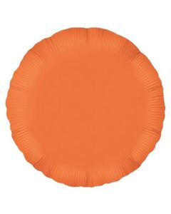 18" Orange Round Foil Balloon Oaktree