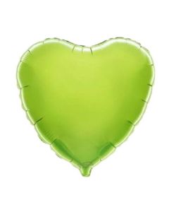 Lime Green Heart 18" Unpackaged Oaktree