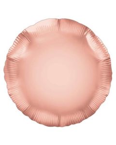 18" FOIL ROSE GOLD ROUND PACKAGED - 10020RP/1