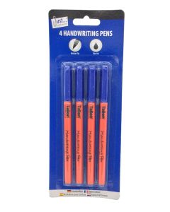BLUE 4  HANDWRITING PENS - 1018/TAL/1