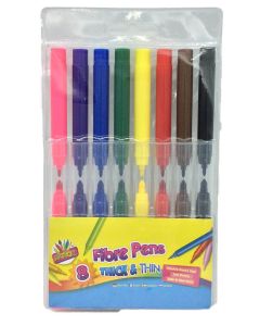 8 Fibre Pens