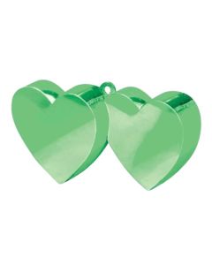 Green Double Heart Balloon Weight Anagram