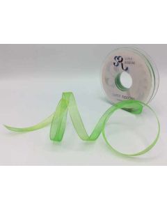 10mm Organza Ribbon Emerald Green