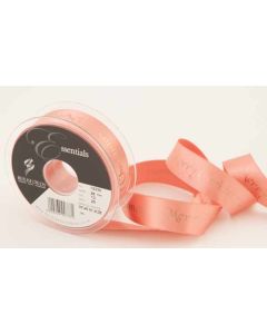 25mm Merry Christmas Ribbon 20m Reel Rose Gold