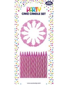 CAKE CANDLE SET PINK - 12630-P-OBB/1