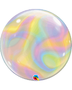22" Iridescent Swirls Bubble Qualatex