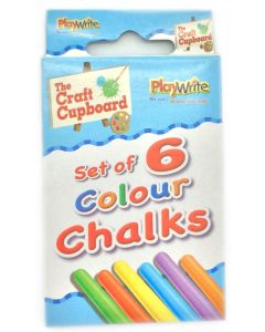 6 Colour Chalks