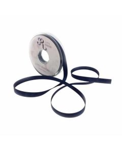 10MM SATIN RIBBON NAVY - 1401/10-370/1