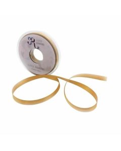 10MM SATIN RIBBON OLD GOLD - 1401/10-690/1