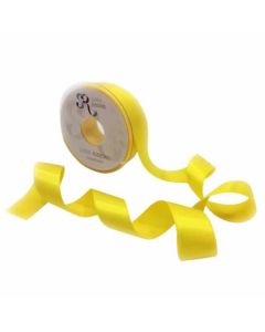 25mm Satin Ribbon Yellow