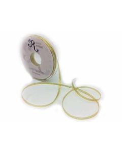 3mm Satin Ribbon Lurex Gold