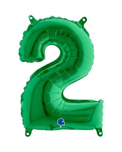 14" Green Number 2 Air-Fill Foil Grabo