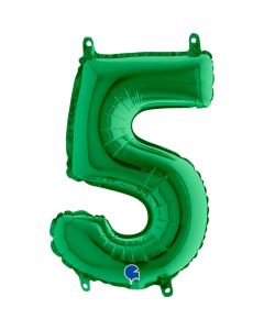 14" Green Number 5 Air-Fill Foil Grabo