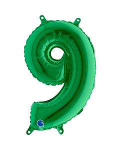 14" Green Number 9 Air-Fill Foil Grabo