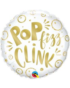 18" Rnd Pop Fizz Clink Qualatex