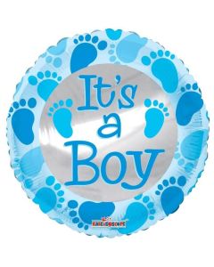 4" Its a Boy  Airfill Flat 15141-04