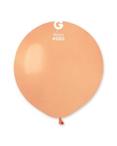 Pk25 19" Latex Balloons Peach #060 Gemar