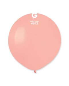 19" Pk25 Latex Balloons Baby Pink #073 - G19.073.25