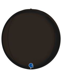 15" Satin Fume Black 4D Globe (No Self Sealing Valve) Grabo