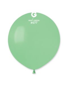 Pk25 19" Latex Balloons Mint Green #077 Gemar