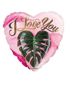 18" Love You Heart Leaf Kaleidoscope