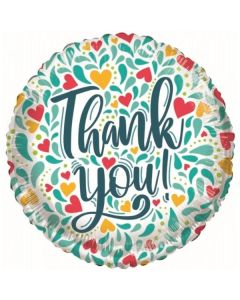 18" Thank You Ornamental Round Foil APAC